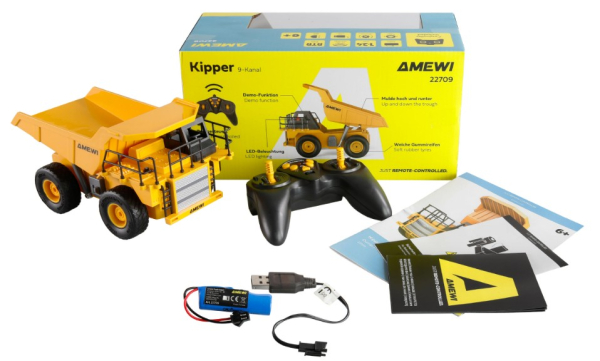 22709 1:24 KIPPER 9-Kanal Gelb RTR